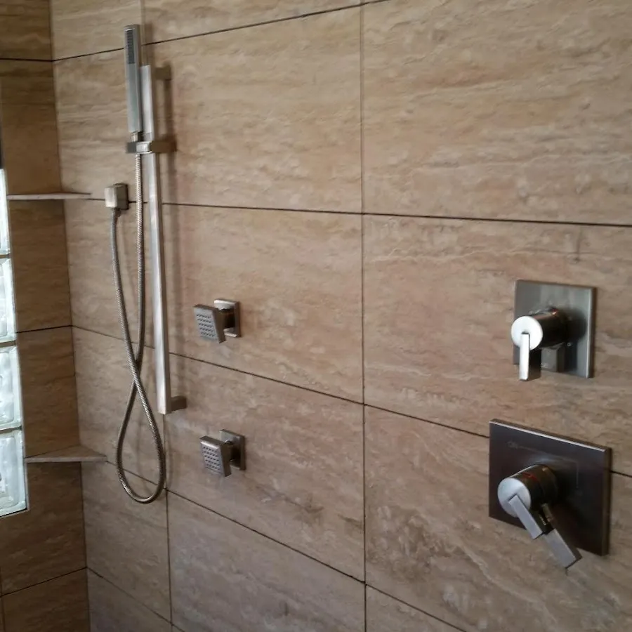 Shower fixture installation for Water Heater Replacement in Nashville